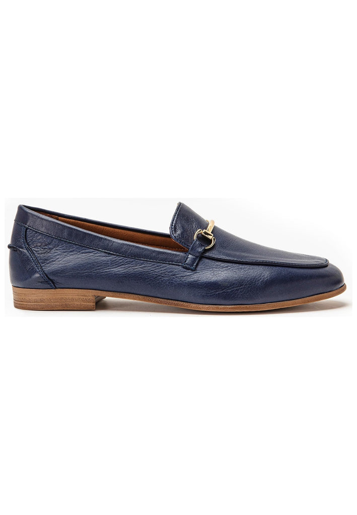 Inuovo Slipper Leder Navy