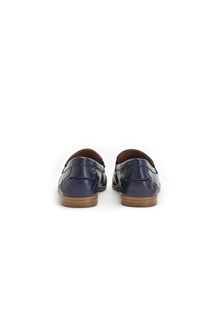 Inuovo Slipper Leder Navy