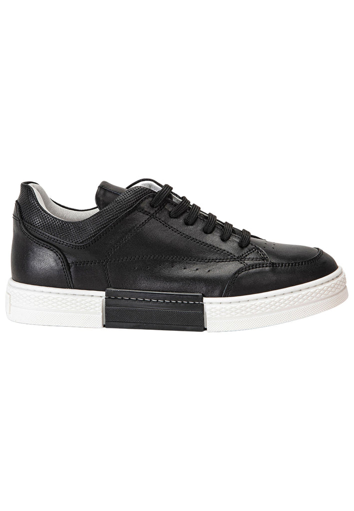 Inuovo Sneaker Leder Schwarz