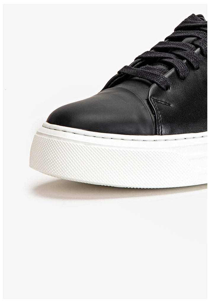 Inuovo Sneaker Leder Schwarz