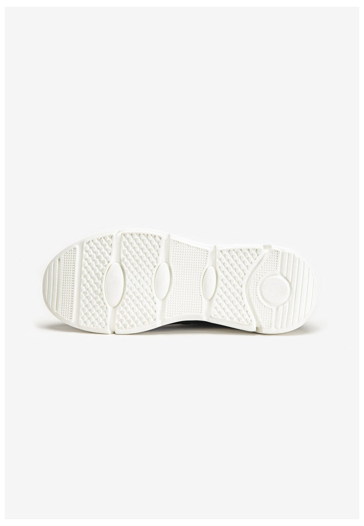 Inuovo Sneaker Leder Schwarz