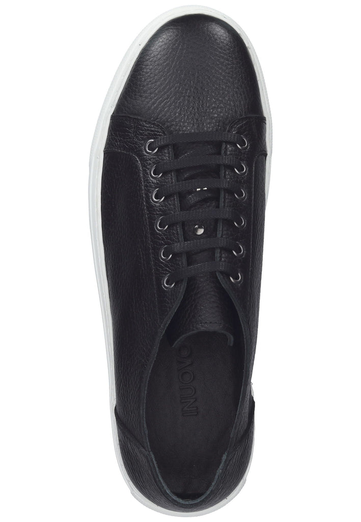 Inuovo Sneaker Leder Schwarz