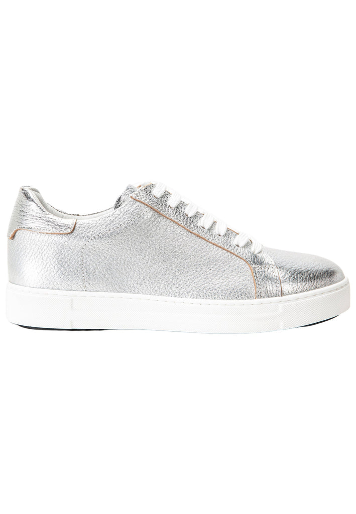 Inuovo Sneaker Leder Silber