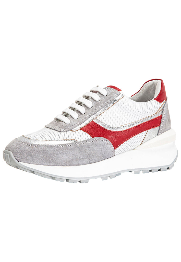 Inuovo Sneaker Leder Silber