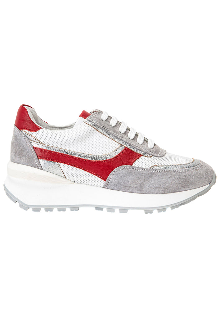 Inuovo Sneaker Leder Silber