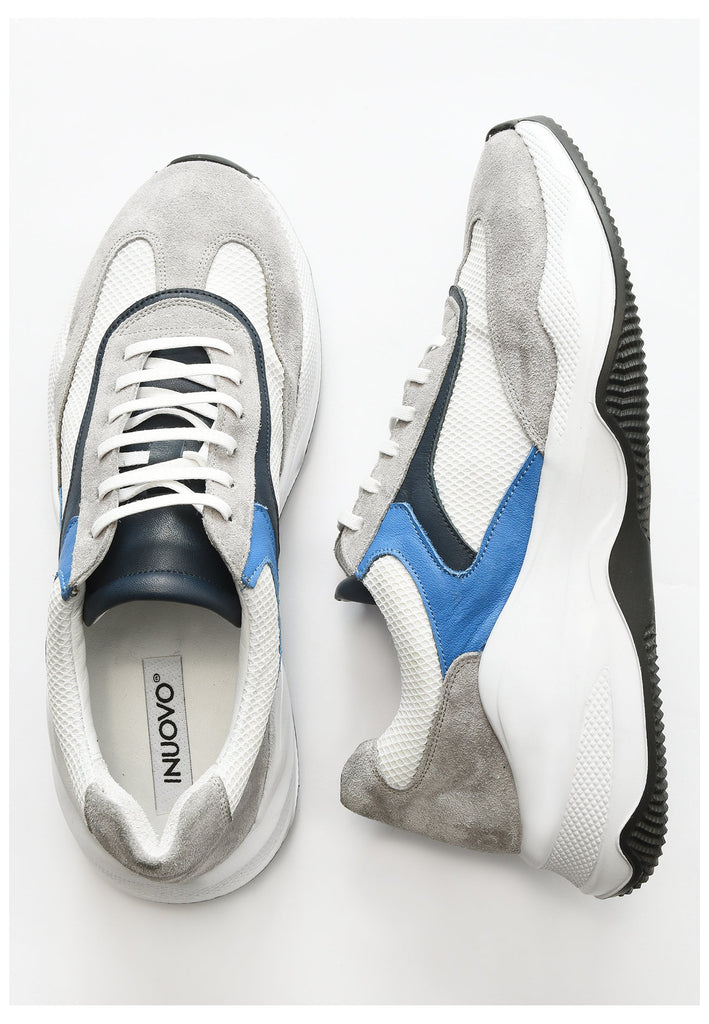 Inuovo Sneaker Leder/Textil Grau