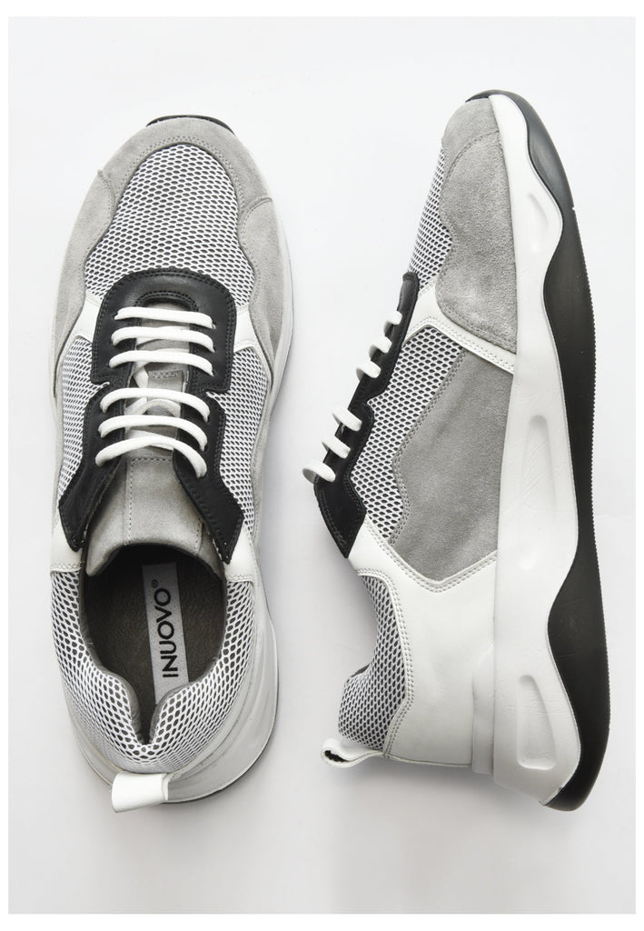 Inuovo Sneaker Leder/Textil Grau