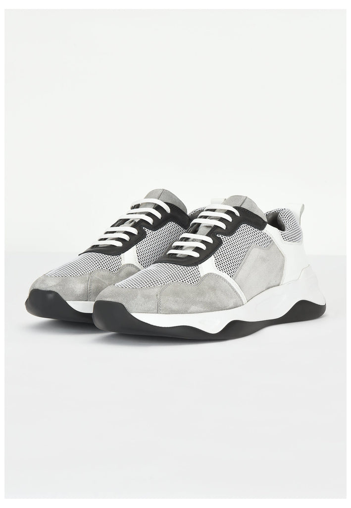 Inuovo Sneaker Leder/Textil Grau