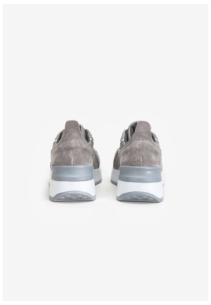 Inuovo Sneaker Leder/Textil Hellgrau