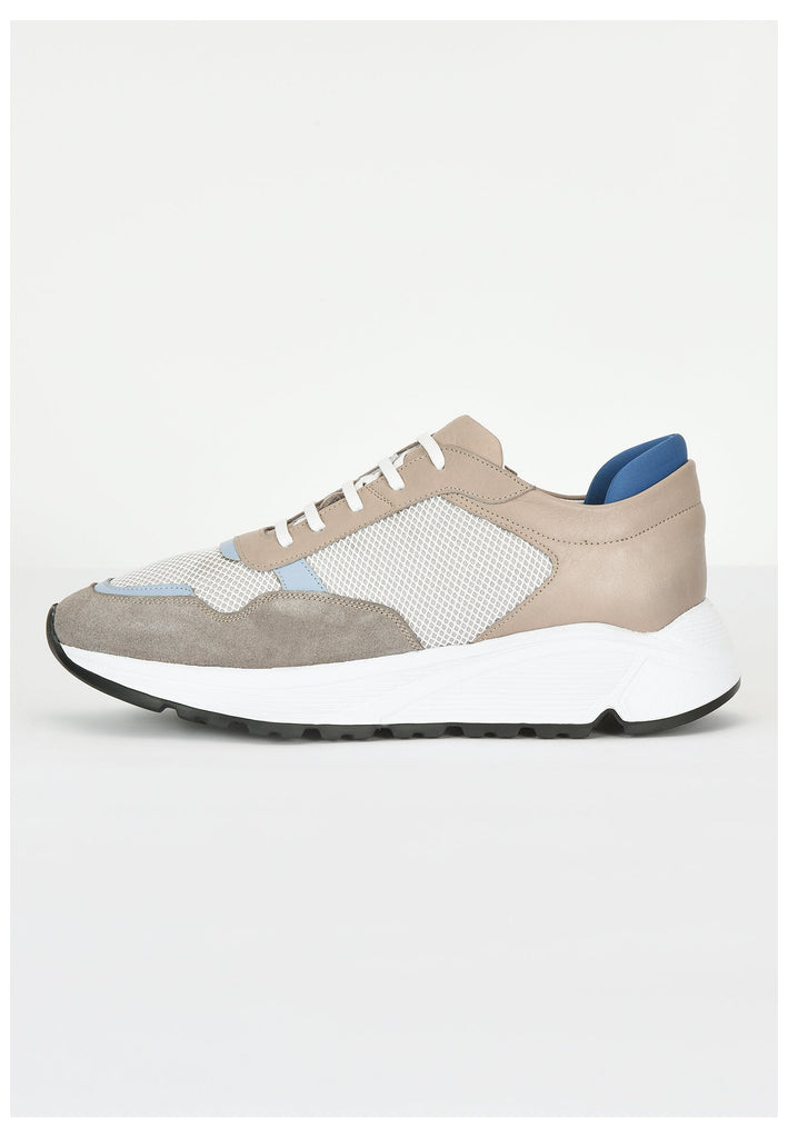 Inuovo Sneaker Leder/Textil Taupe