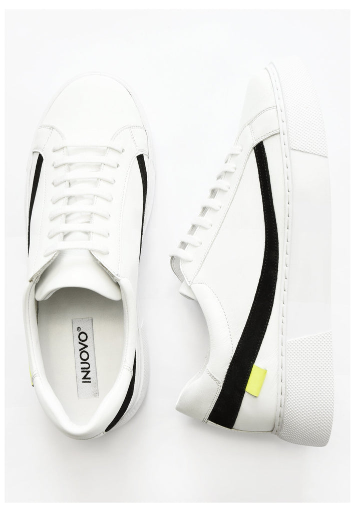 Inuovo Sneaker Leder Weiß