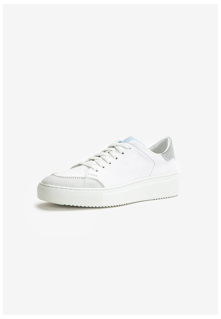 Inuovo Sneaker Leder Weiß/Blau