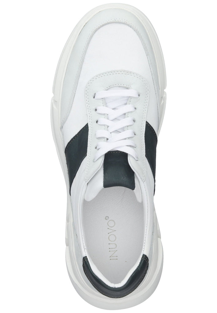 Inuovo Sneaker Leder Weiß/Blau