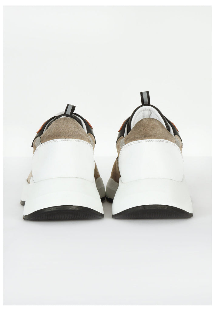 Inuovo Sneaker Leder Weiß/Braun