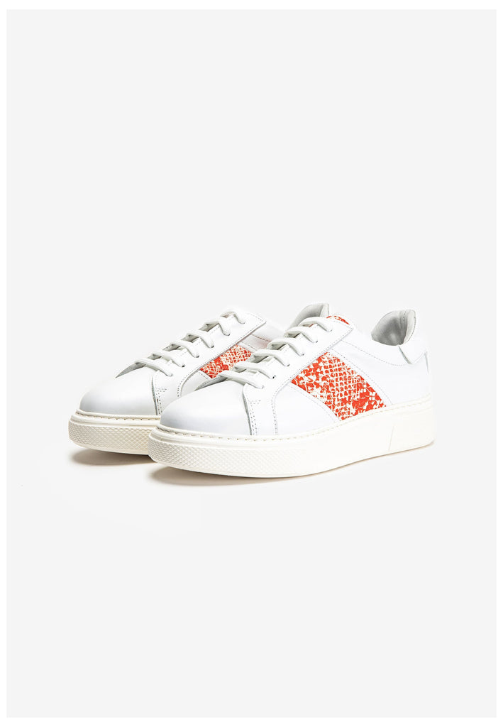 Inuovo Sneaker Leder Weiß/Rot