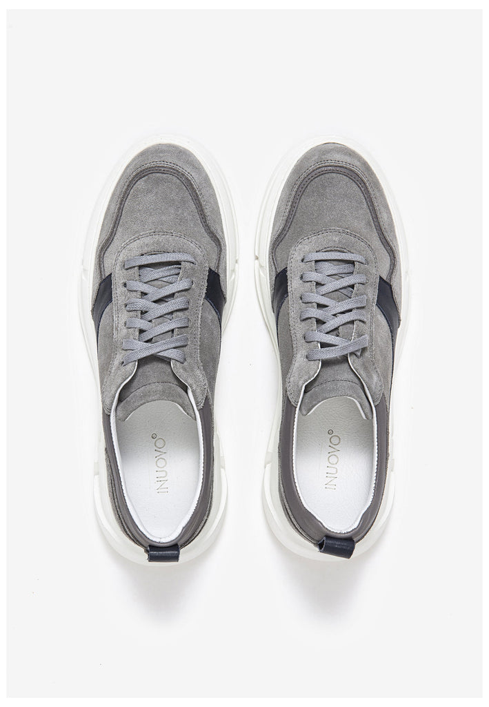 Inuovo Sneaker Veloursleder Grau