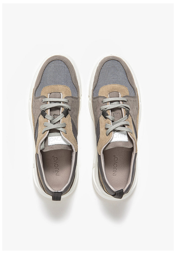 Inuovo Sneaker Veloursleder/Textil Camel