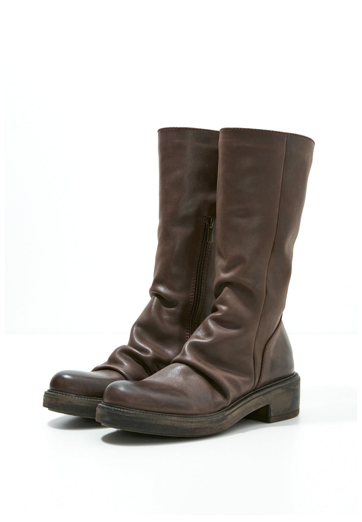 Inuovo Stiefel Glattleder Dunkelbraun