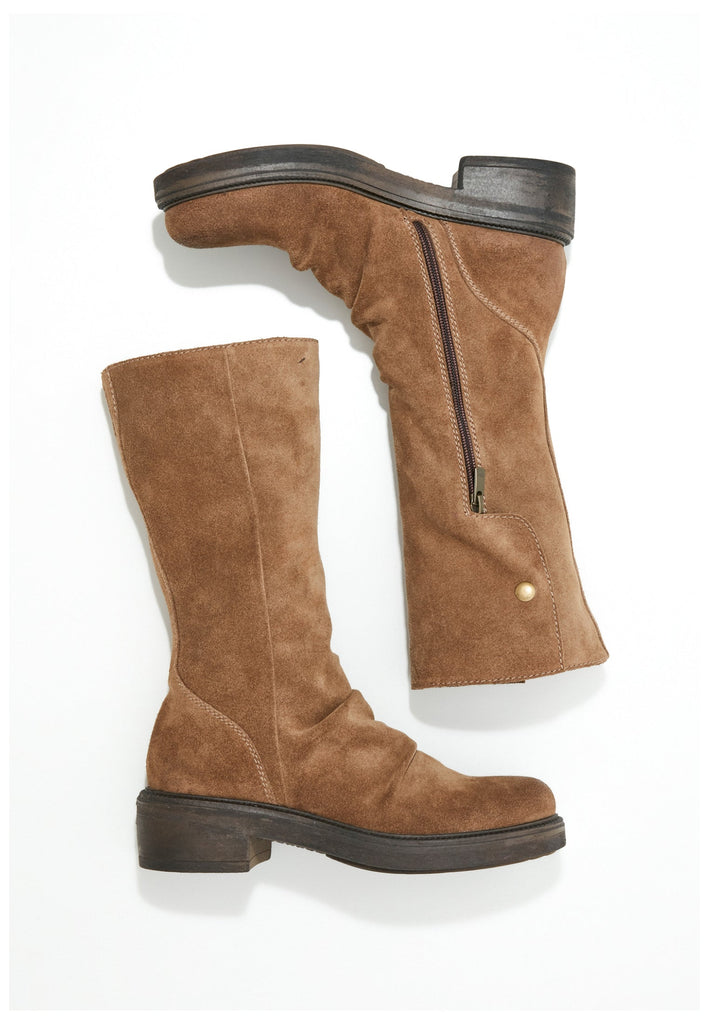 Inuovo Stiefel Glattleder Hellbraun