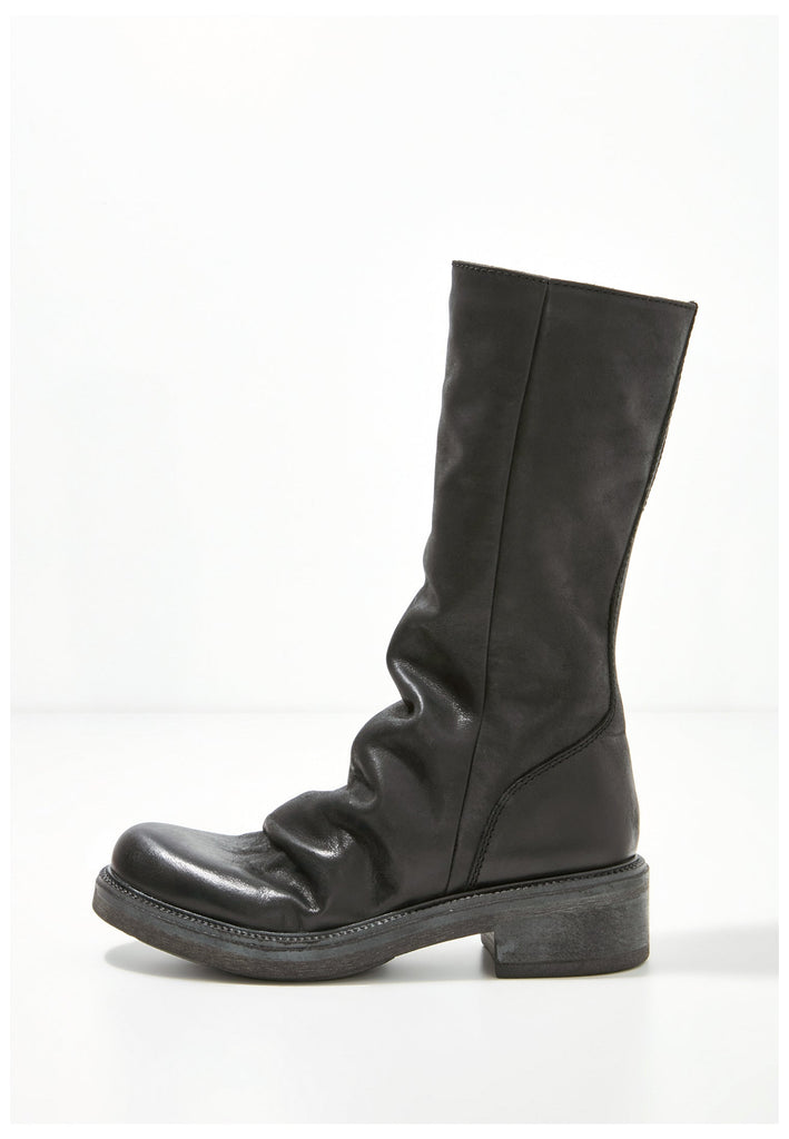 Inuovo Stiefel Glattleder Schwarz