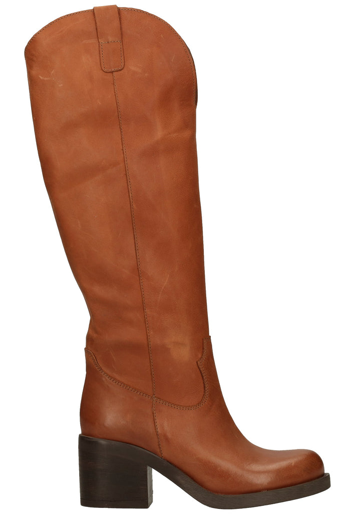 Inuovo Stiefel Glattleder Tabacco