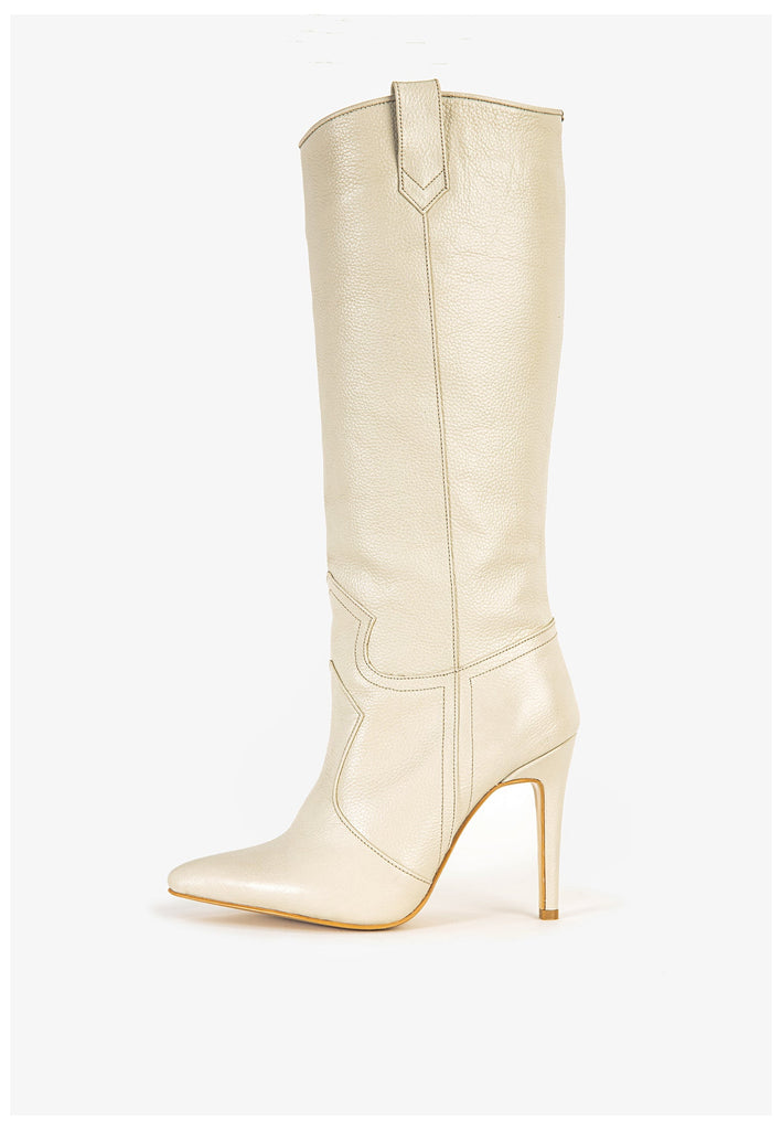 Inuovo Stiefel Leder Beige