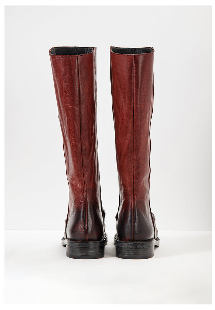 Inuovo Stiefel Leder Burgundy