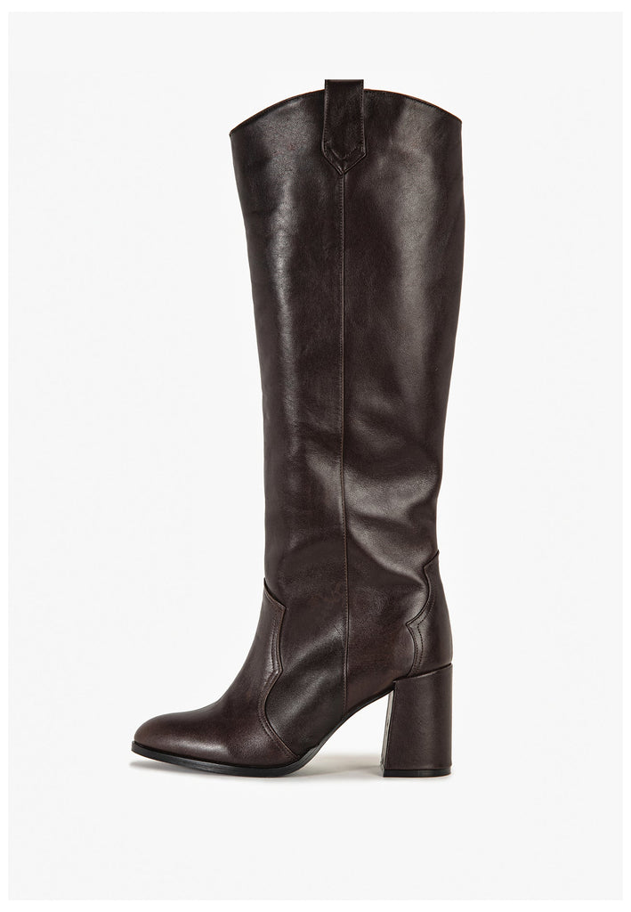 Inuovo Stiefel Leder Coffee