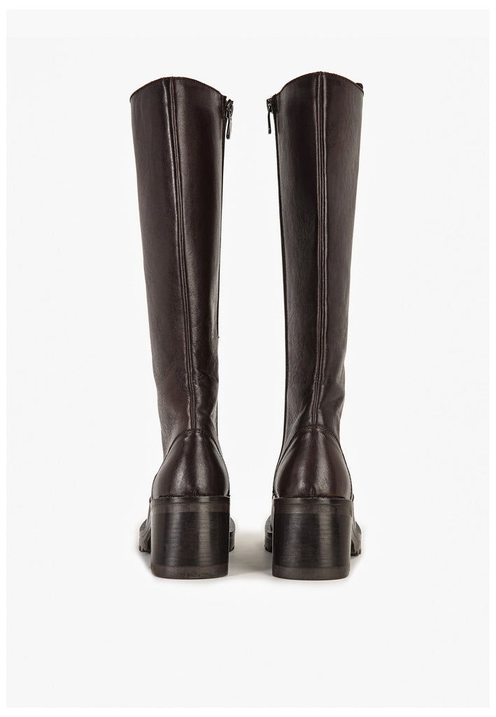 Inuovo Stiefel Leder Coffee