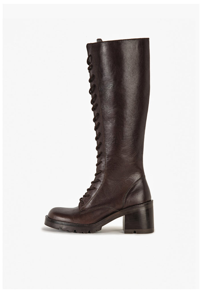 Inuovo Stiefel Leder Coffee