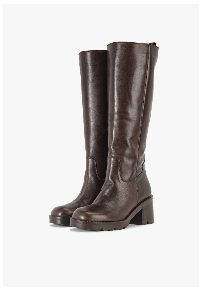 Inuovo Stiefel Leder Coffee