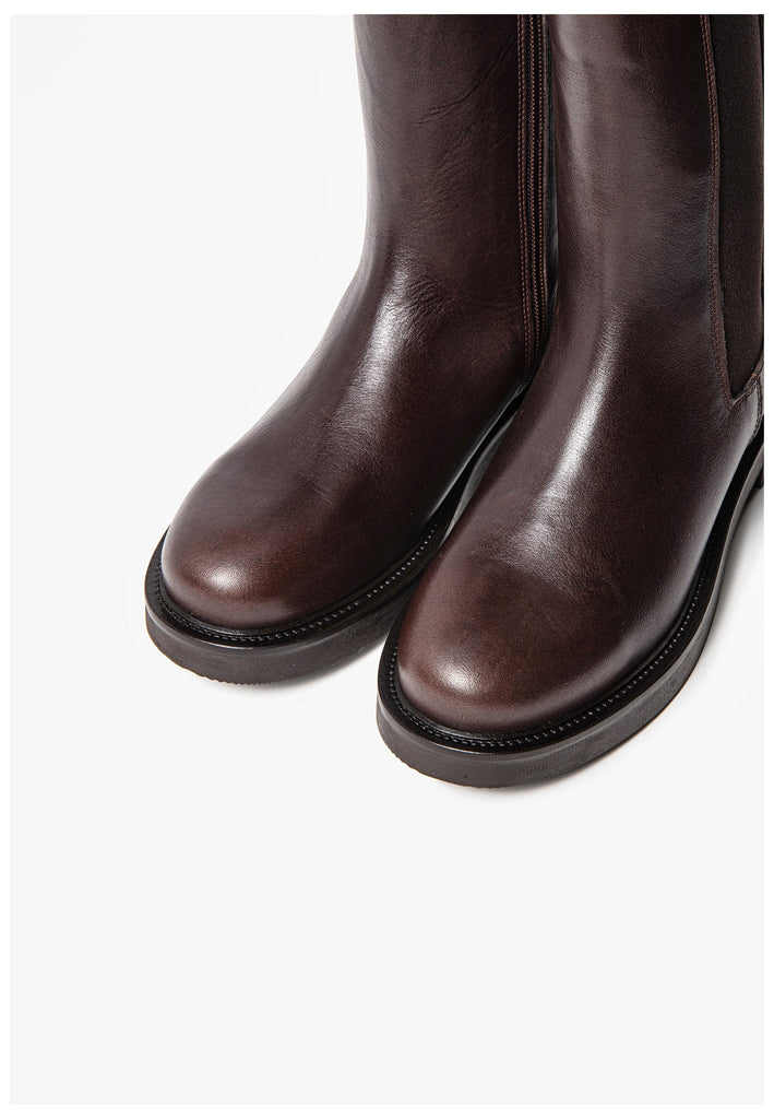 Inuovo Stiefel Leder Coffee