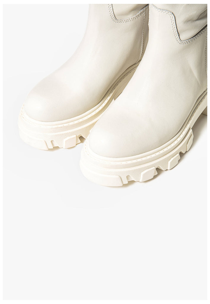 Inuovo Stiefel Leder Creme