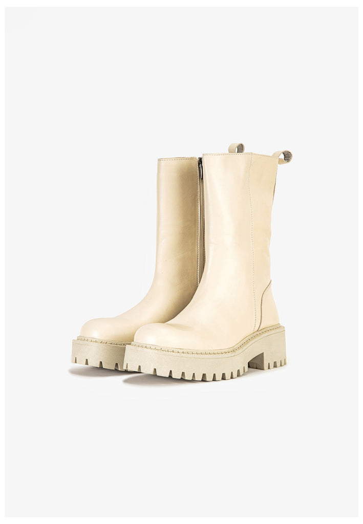 Inuovo Stiefel Leder Creme