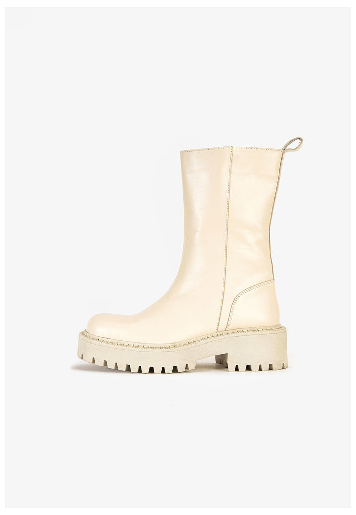 Inuovo Stiefel Leder Creme