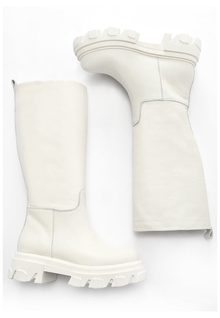 Inuovo Stiefel Leder Creme
