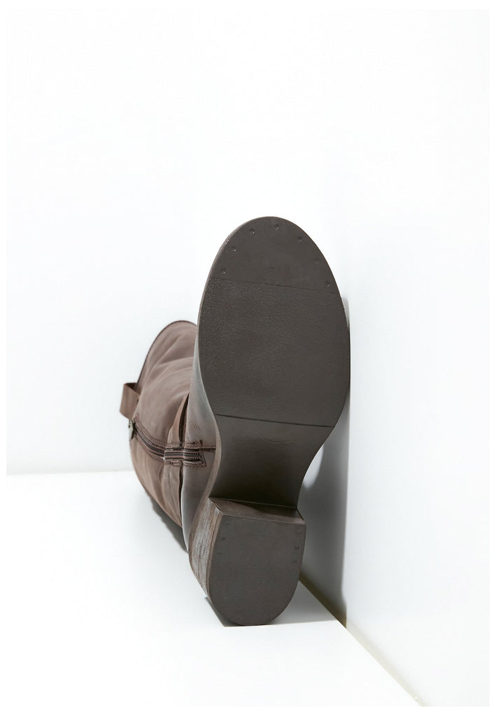 Inuovo Stiefel Leder Dunkelbraun