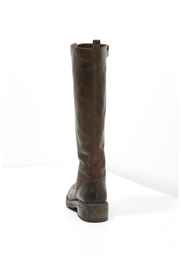 Inuovo Stiefel Leder Dunkelbraun