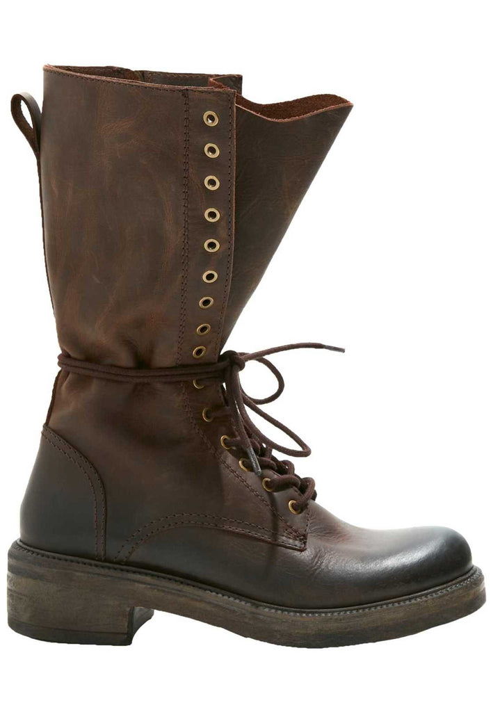 Inuovo Stiefel Leder Dunkelbraun