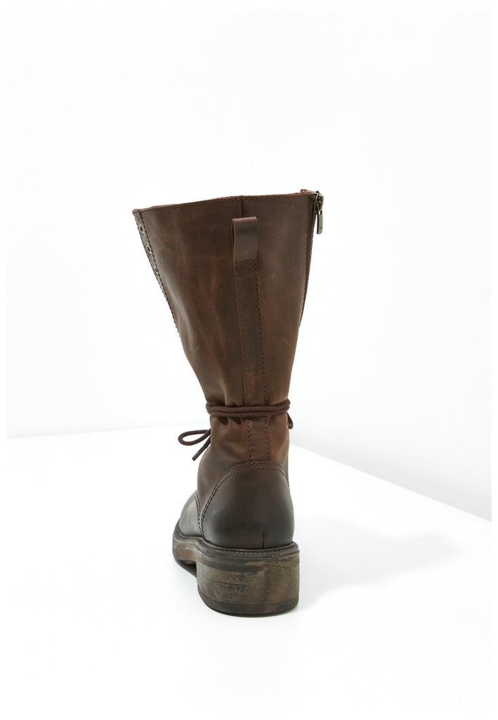 Inuovo Stiefel Leder Dunkelbraun