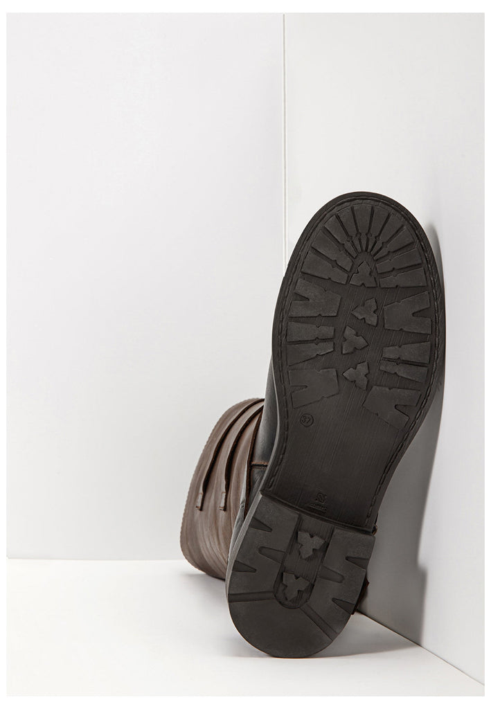 Inuovo Stiefel Leder Dunkelbraun