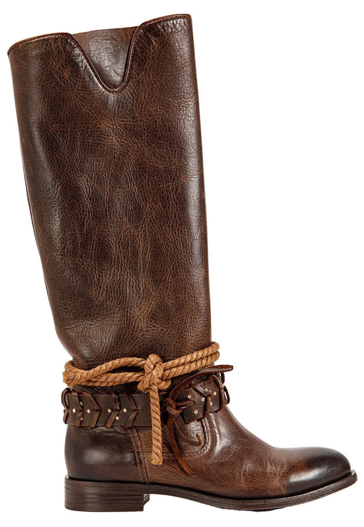 Inuovo Stiefel Leder Dunkelbraun