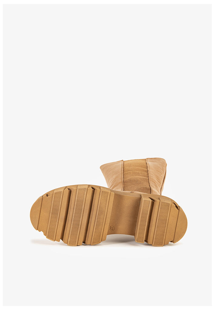 Inuovo Stiefel Leder Hellbraun