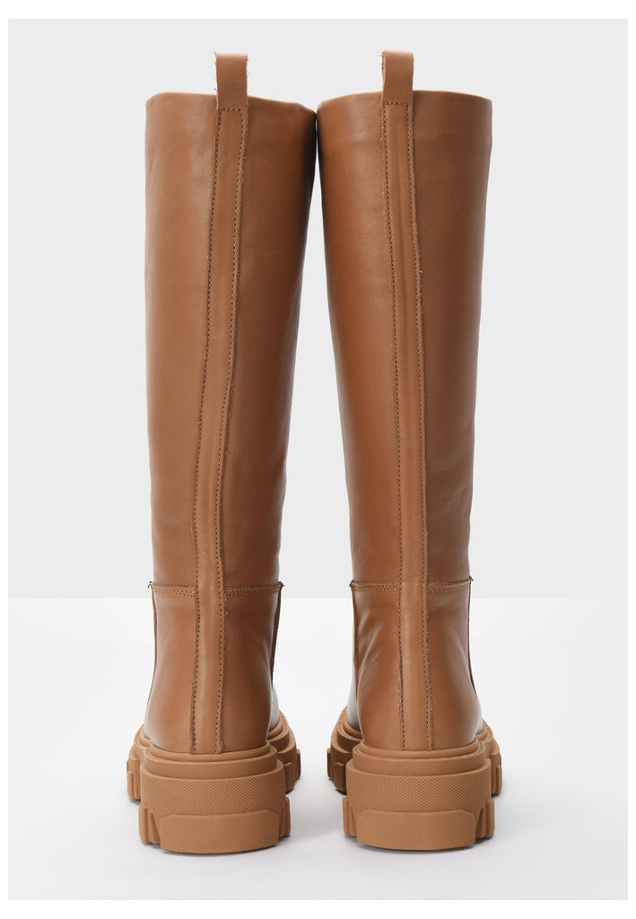 Inuovo Stiefel Leder Hellbraun