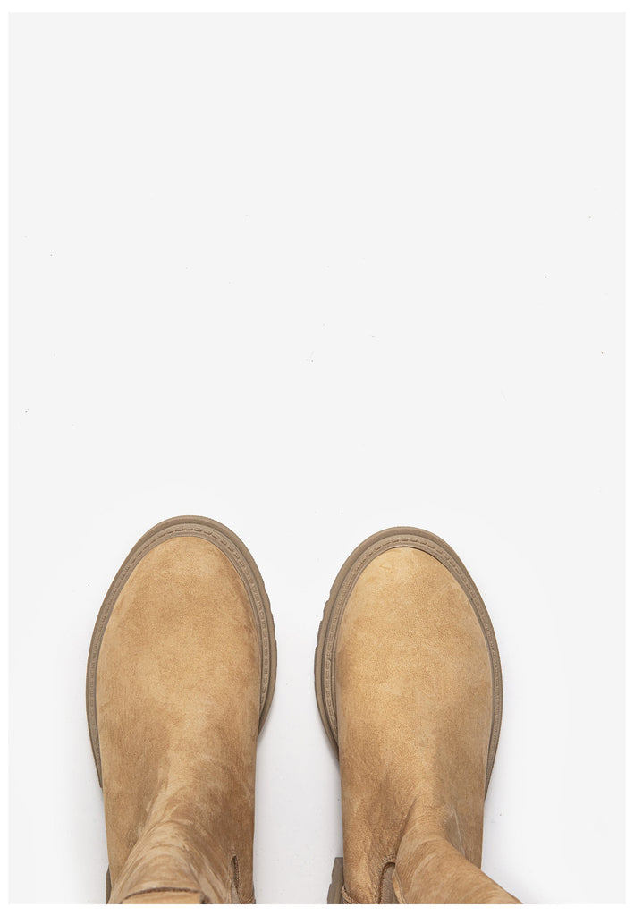 Inuovo Stiefel Leder Hellbraun