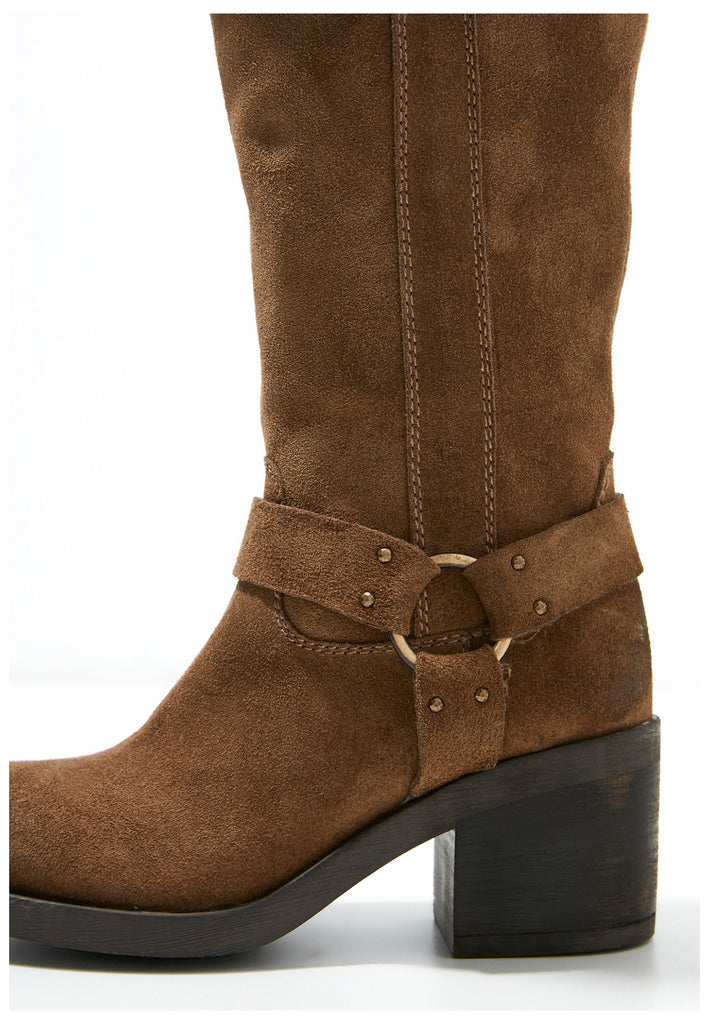 Inuovo Stiefel Leder Hellbraun