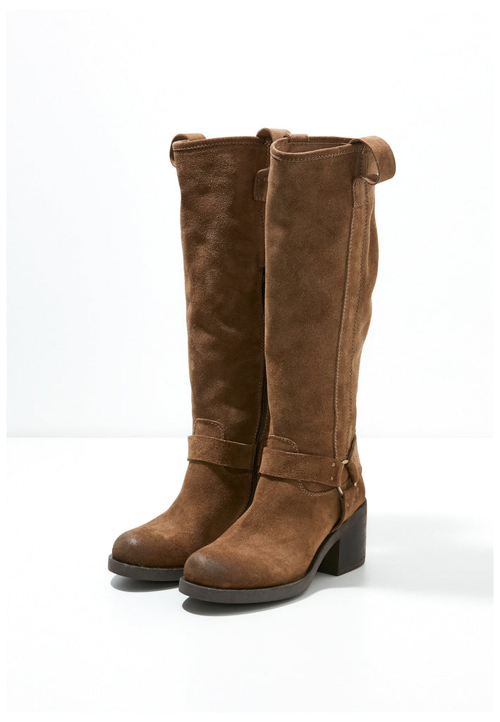 Inuovo Stiefel Leder Hellbraun