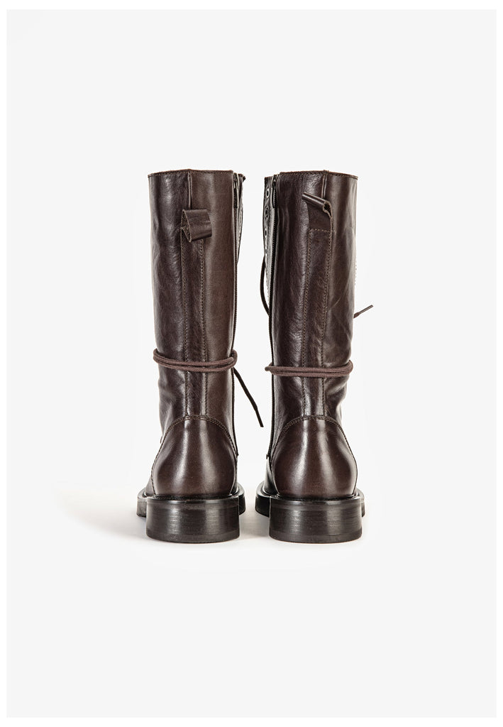 Inuovo Stiefel Leder Kaffee