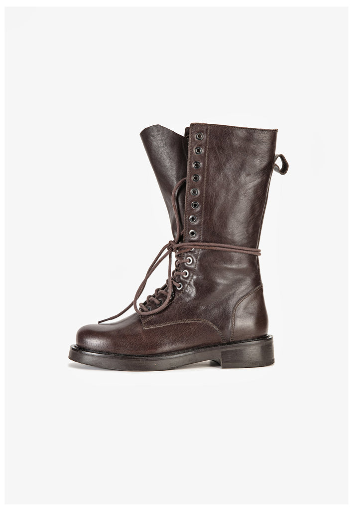 Inuovo Stiefel Leder Kaffee