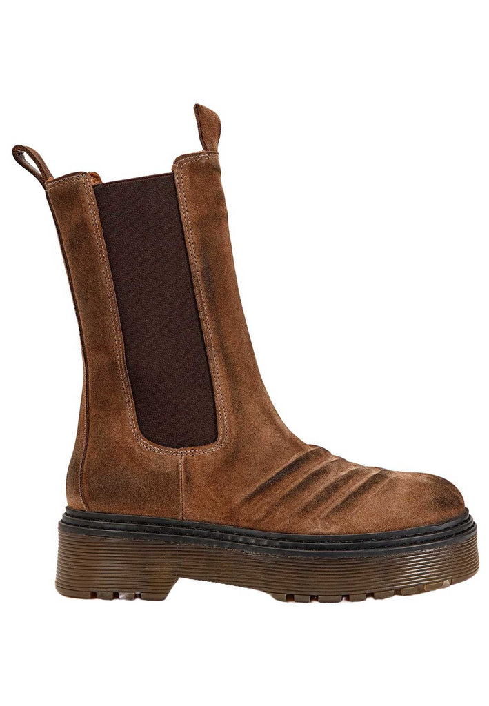 Inuovo Stiefel Leder Mittelbraun